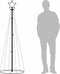 vidaXL - Kegelkerstboom - 108 - LED's - 70x180 - cm - koudwit