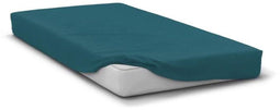 Home Passion - HP72120 - Hoeslaken 90 x 190 cm - 30 cm zak - Microvezel - Eendenblauw