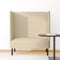 vidaXL - Hoogrugbank - Crème - 109x56x121 - cm - Stof