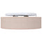 Plafonniere Taupe 38 x 13.5 cm Stof