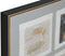 Schilderij Home ESPRIT Bruin Beige polyestyreen Canvas Geruit Stads 82 x 5 x 82 cm (2 Stuks)