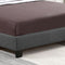 Juskys Verona - Gestoffeerd bed - 120 x 200 cm - LED Verlichting - Donkergrijs