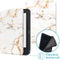 imoshion E-reader Hoesje - Geschikt voor Kobo Clara 2E, Tolino Shine 4 - Design Slim Soft Case Sleepcover Bookcase - White Marble