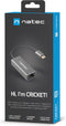 Natec Cricket - USB-C Adapter - RJ45 1Gbps - Grijs