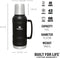 Stanley - The Artisan Thermal Bottle 1.4L / 1.5QT - Black Moon