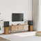 vidaXL - Speakerstandaards - 2 - st - 30x30x40 - cm - bewerkt - hout - oud - houtkleurig