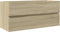 vidaXL - Wastafelkast - 100x38,5x45 - cm - bewerkt - hout - sonoma - eikenkleurig