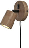 GOOD&MOJO Wandlamp Java - Bamboe Zwart - Ø12cm - Binnen Modern