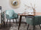 Set van 2 eetkamerstoelen JASMIN Fluweel Mintgroen