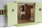 Paardenstal 1:32 - 9 Boxen - Hout - Multicolor