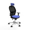 Jorquera Piqueras y Crespo 1D086N2 - Bureaustoel met hoofdsteun - Verstelbare hoogte - Licht Blauw