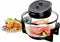 LUND Professional heteluchtoven 12 + 5L - Halogeen oven - 1400W - 9-delige accessoires set - Zwart Grijs