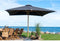 Parasol Zwart - Orlando - 300x300x265cm - House Nordic