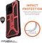 UAG Samsung Galaxy S20 Ultra - Monarch Hoesje - Hard Kunststof Backcover - Rood