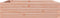 vidaXL - Plantenbak - 90x90x23 - cm - massief - douglashout