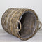 Migo Styling - Haardmand - Plantenmand - Met plastic - Rotan - Riet - Met hengsels - Dia 60xH55 cm
