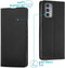 iMoshion Hoesje Geschikt voor Motorola Edge 20 Hoesje Met Pasjeshouder - iMoshion Slim Folio Bookcase - Zwart