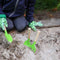 Kinderset gereedschap 3 dlg groen