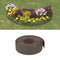 vidaXL - Tuinranden - 5 - st - 10 - m - 15 - cm - polyetheen - bruin