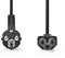 Nedis CEGL10100BK50 - Kabel C7 naar C5 - 500 cm - Zwart