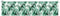 vidaXL - Tuin - Bank - Kussen - Bladpatroon - 200x50x4 - cm - Oxford - Stof
