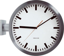 Karlsson Stationsklok Double Sided Stripes Large