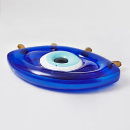 Sunnylife Pool FloatsLuxe Lie-On Float Greek Eye Blue