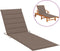 vidaXL - Ligbedkussen - 200x70x3 - cm - oxford - stof - taupe