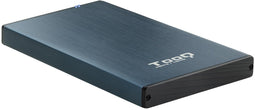 TooQ TQE-2527PB - Externe behuizing - USB 3.2 Gen 1 - Donkerblauw