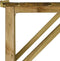 vidaXL - Tuinschuur - 253x80x170 - cm - grenenhout