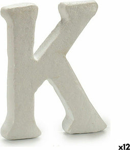 Pincello Brief K Wit Polyestyreen 1 X 15 X 13,5 Cm (12 Stuks)