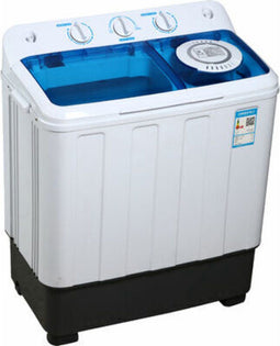 Brock WM6002WH - Camping wasmachine - 6,8Kg was - 5,0Kg centrifuge capaciteit - Blauw/Wit/Zwart