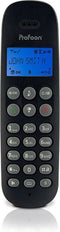 Profoon PDX-300 - DECT telefoon - Telefoonboek 50 nummers - Zwart