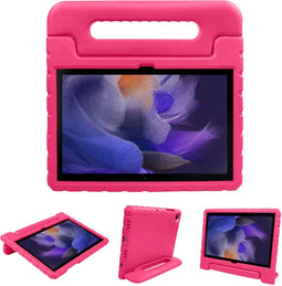 imoshion Galaxy Tab A8 (2021/2022) - Kidsproof Backcover met handvat - Roze