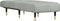 vidaXL - Chaise - longue - fluweel - lichtgrijs