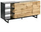 Sideboard met 2 deuren FIORA Bruin/zwart
