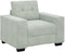 vidaXL - Fauteuil - 60 - cm - fluweel - lichtgrijs