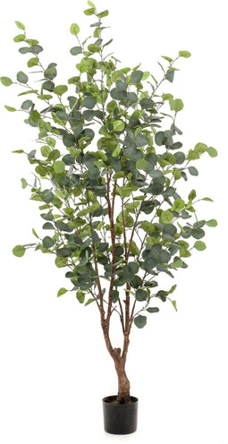 Emerald - Kunstboom Eucalyptus 140cm - Kunstplanten voor binnen