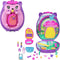 Polly Pocket JBJ91 - Speelfigurenset Mama en Baby Egel - 16 accessoires