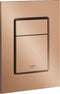 GROHE Skate Cosmopolitan S - Bedieningspaneel Toilet - Dual Flush - Geborsteld Warm Sunset (mat brons) - Slank formaat