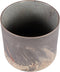 PTMD Jeorge Brown Ceramic Round Pot Matt Marble L