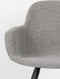 Zuiver Albert Kuip Soft Eetkamerstoelen armleuning Grijs - Set van 2