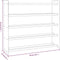 vidaXL - Schoenenrek - 90x24x81 - cm - bewerkt - hout - bruin