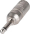 Neutrik NTR-NA2 MP - 3p XLR Male naar Mono 1/4 Plug - Compact en robuust - Tan