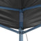 vidaXL - Partytent - met - 2 - zijwanden - inklapbaar - 2x2 - m - staal - blauw