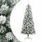 vidaXL - Kunstkerstboom - met - scharnieren - en - sneeuw - 240 - cm