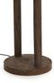 Light & Living Vloerlamp Xitta - Mangohout - 135cm - Donkerbruin - excl. kap