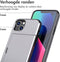 iMoshion Hoesje Geschikt voor iPhone 13 Hoesje - Ruimte voor 2 pasjes - iMoshion Backcover met pasjeshouder - Grijs