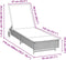 vidaXL - Ligbed - met - wielen - en - kussen - poly - rattan - beige