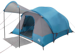 vidaXL - Tunneltent - voor - gezin - 8-persoons - waterdicht - blauw